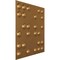 Ekena Millwork 19 5/8in. W x 19 5/8in. H Emery EnduraWall Decorative 3D Wall Panel Covers 2.67 Sq. Ft. WP20X20EMBGL - alternate 3